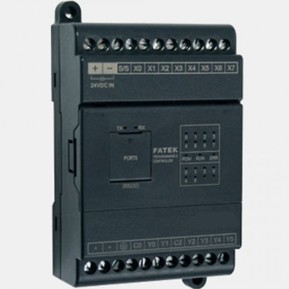 Sterownik PLC 6 wejść cyfrowych i 4 wyjść przekaźnikowych B1z-10MR25-D24-S Fatek